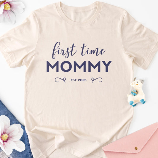 First Time Mommy Adult Tee