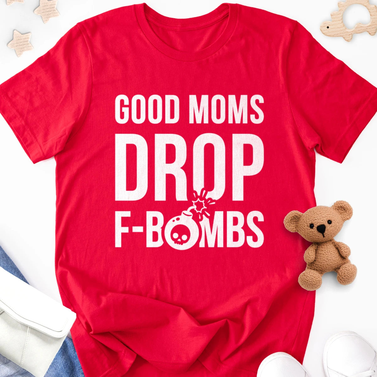 Good Moms Drop F-bombs Adult Tee