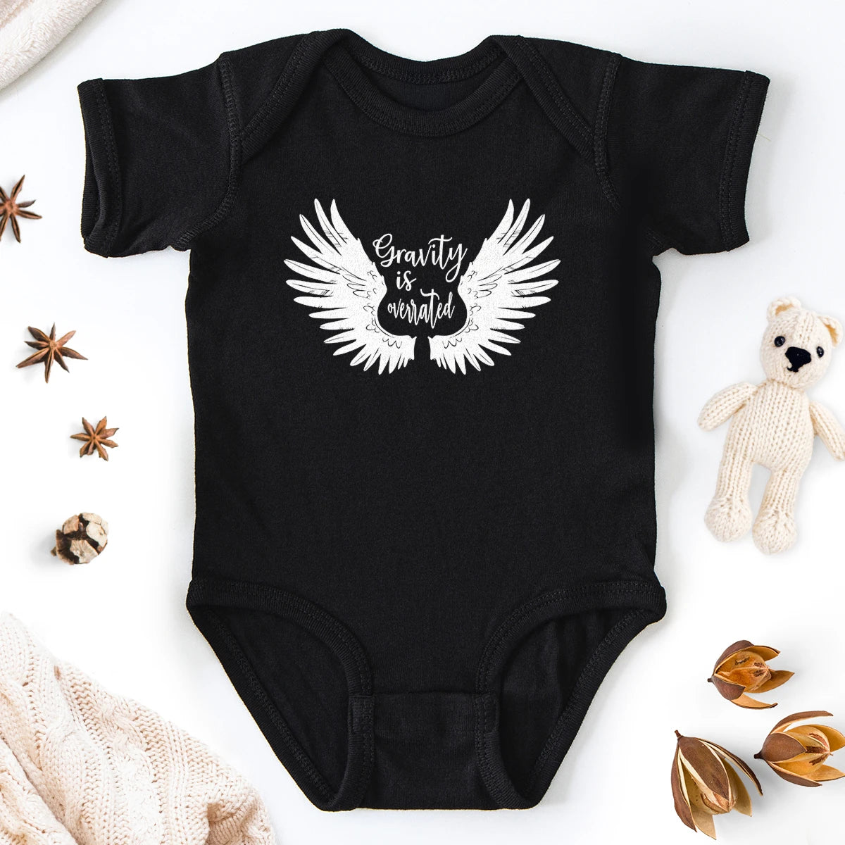 Gravity Is Overrated Baby Bodysuit