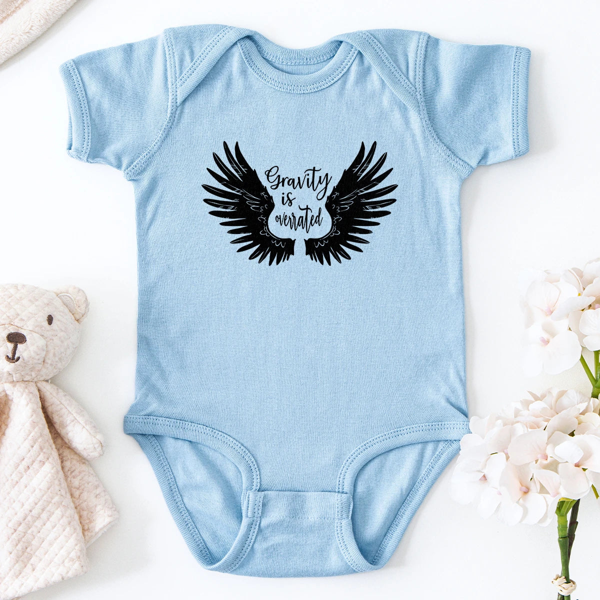Gravity Is Overrated Baby Bodysuit