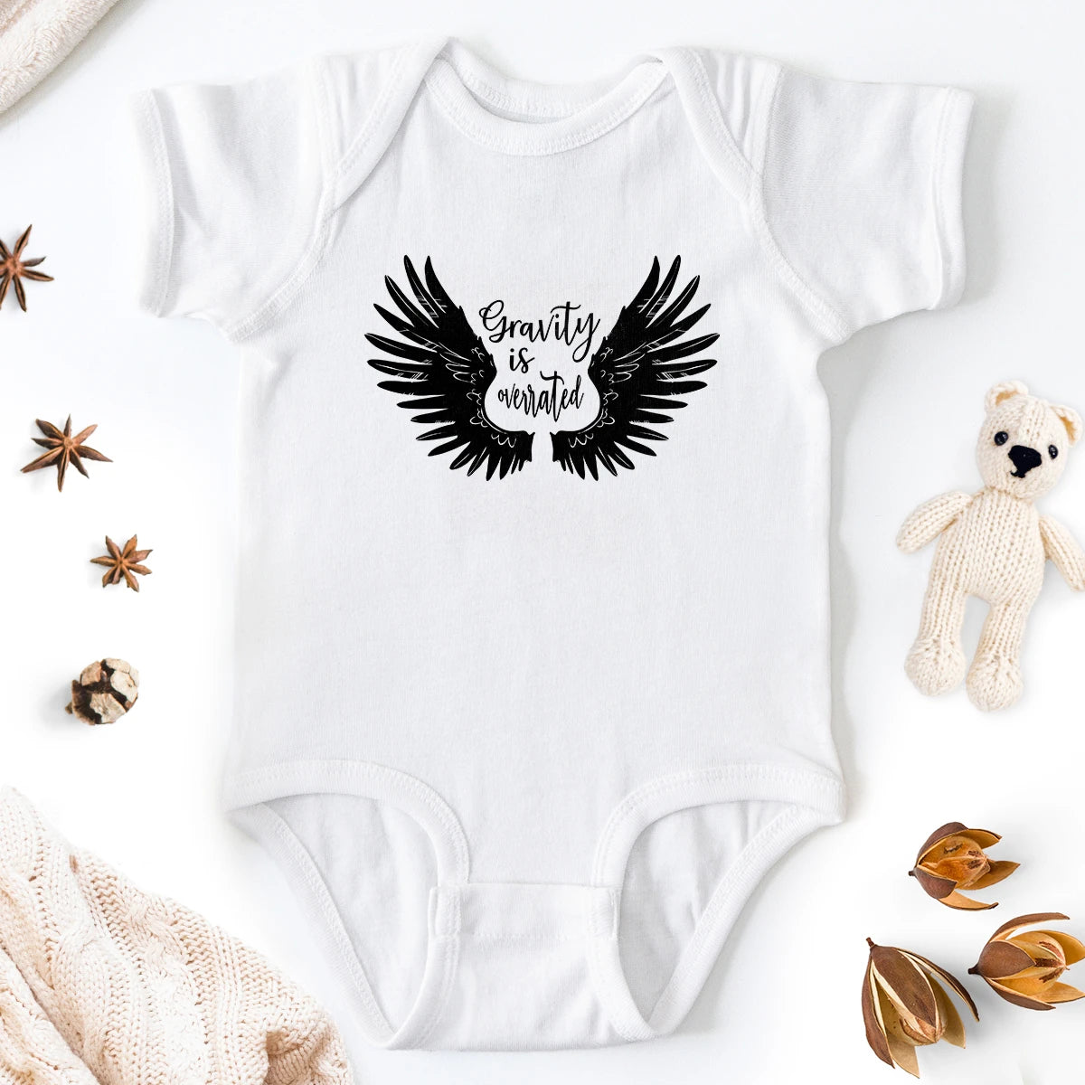 Gravity Is Overrated Baby Bodysuit