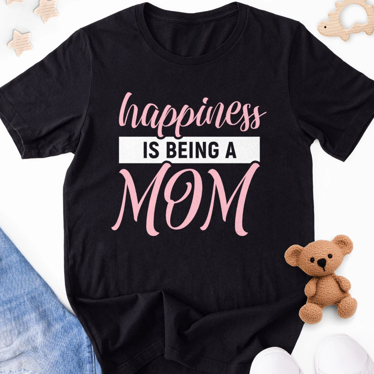 Happiness Is Being a Mom Adult Tee
