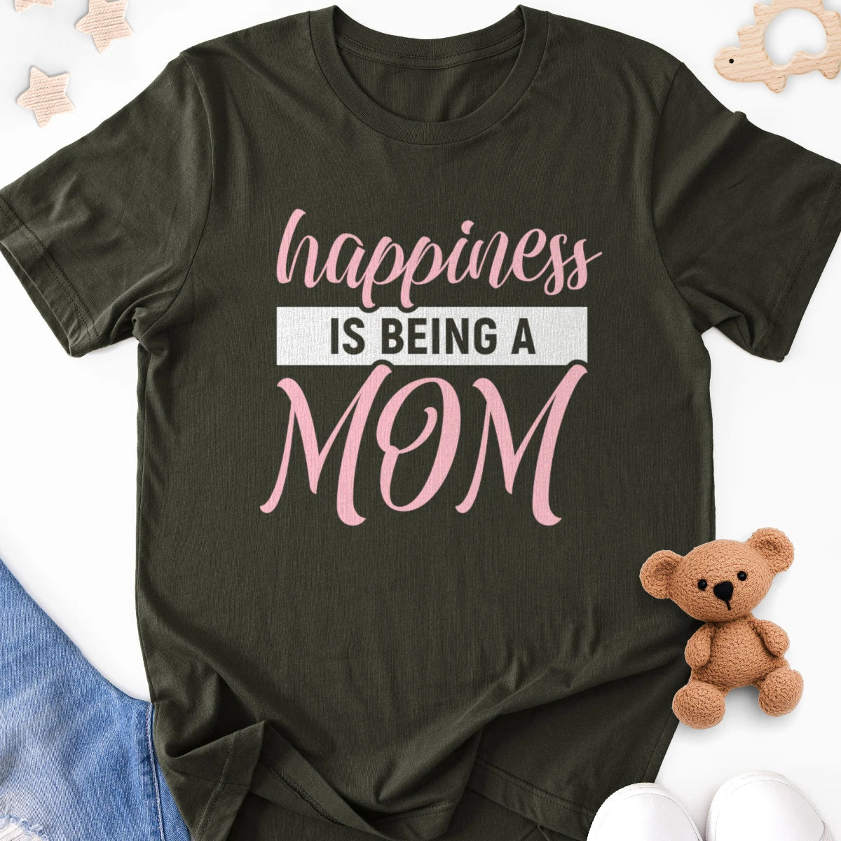 Happiness Is Being a Mom Adult Tee