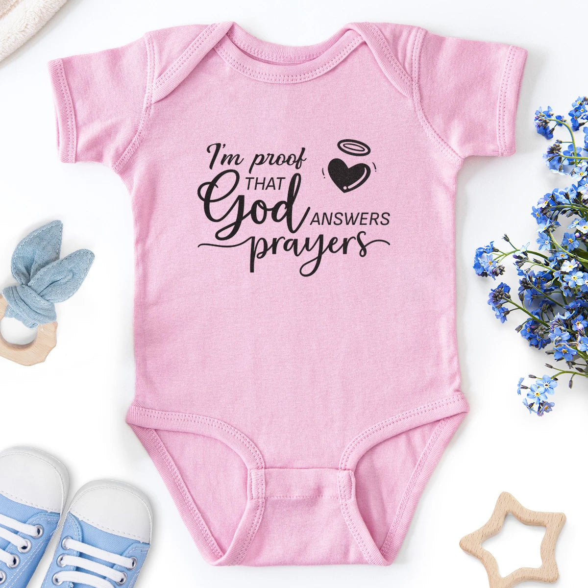 I'm Proof That God Answers Prayers Baby Bodysuit
