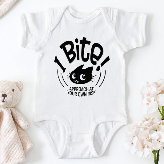 I Bite Baby Bodysuit