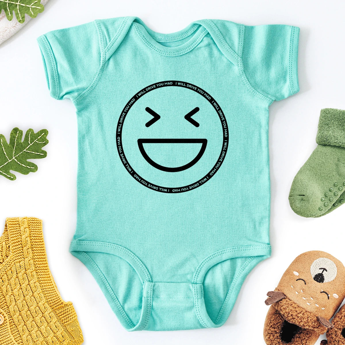 I Will Drive You Mad Baby Bodysuit