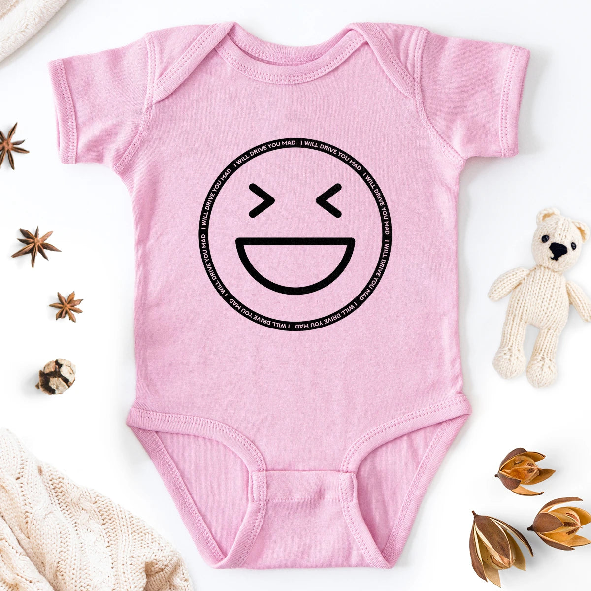 I Will Drive You Mad Baby Bodysuit