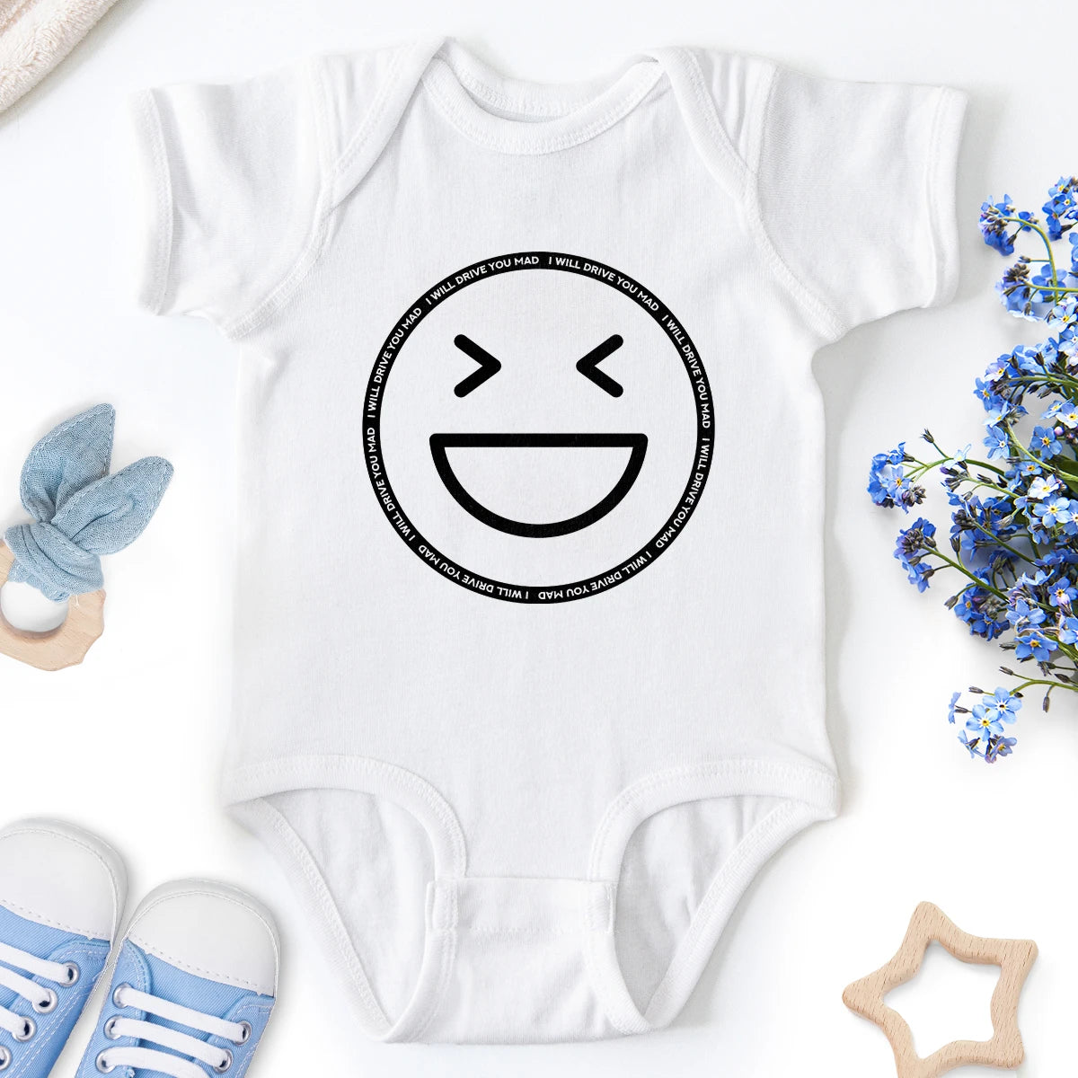 I Will Drive You Mad Baby Bodysuit
