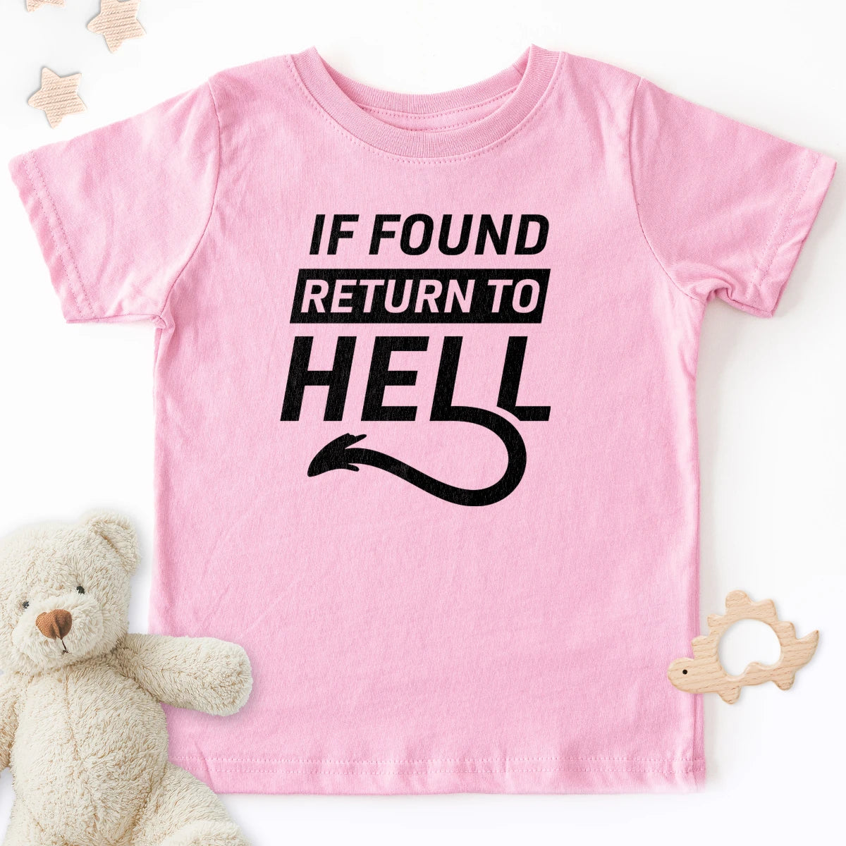 If Found Return to Hell Kids Tee