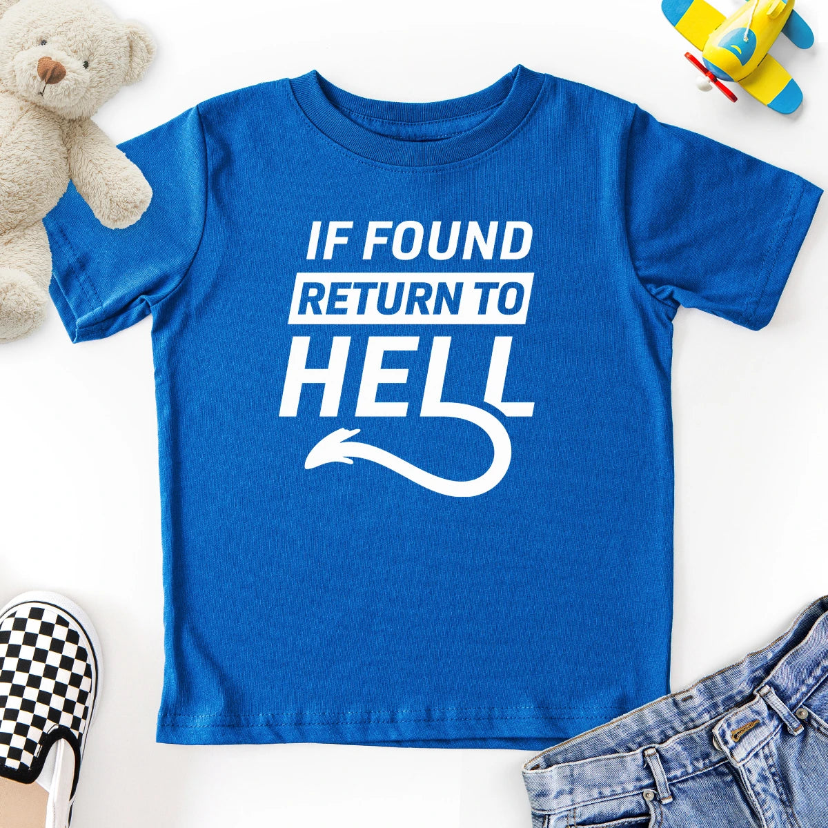 If Found Return to Hell Kids Tee