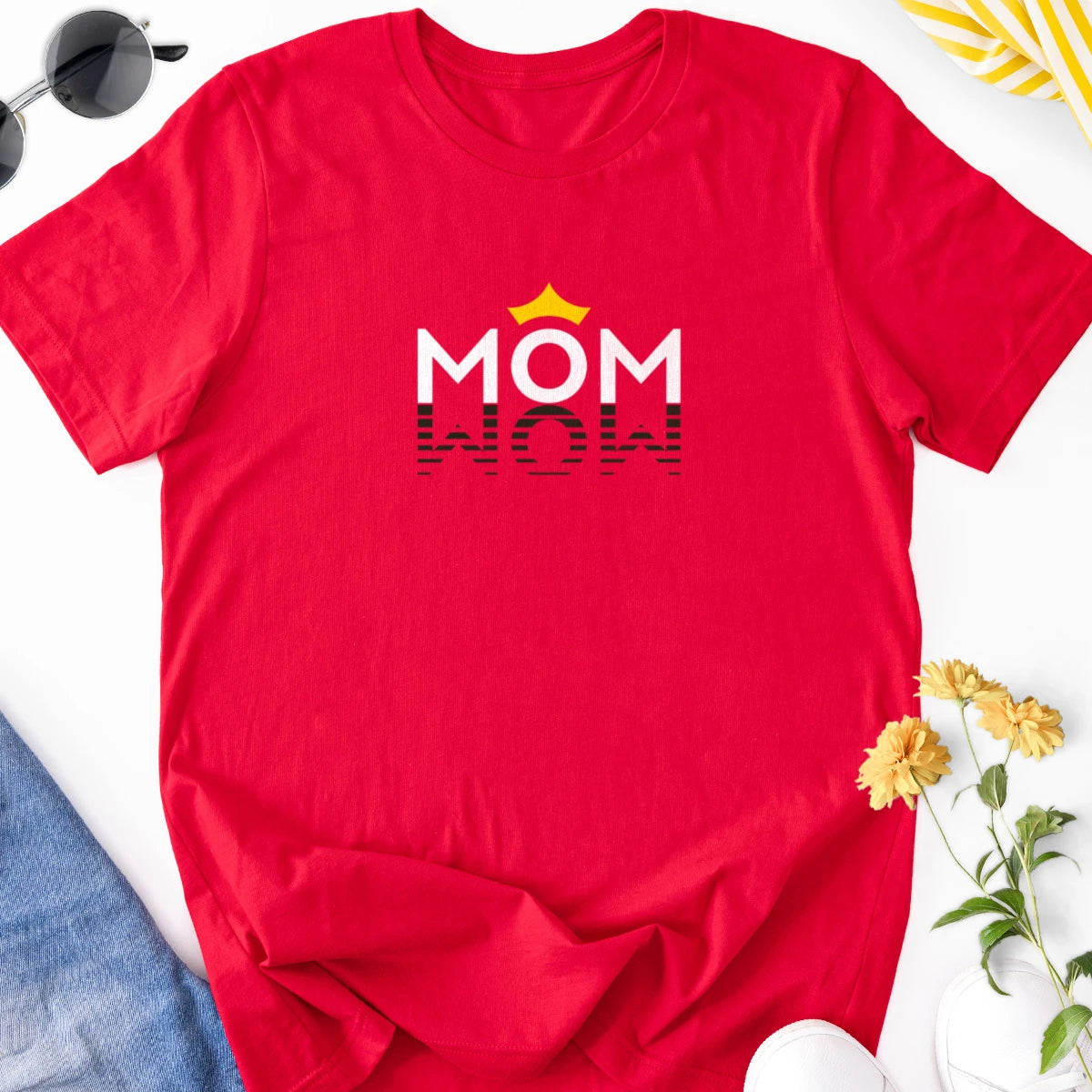 Mom Crown Adult Tee