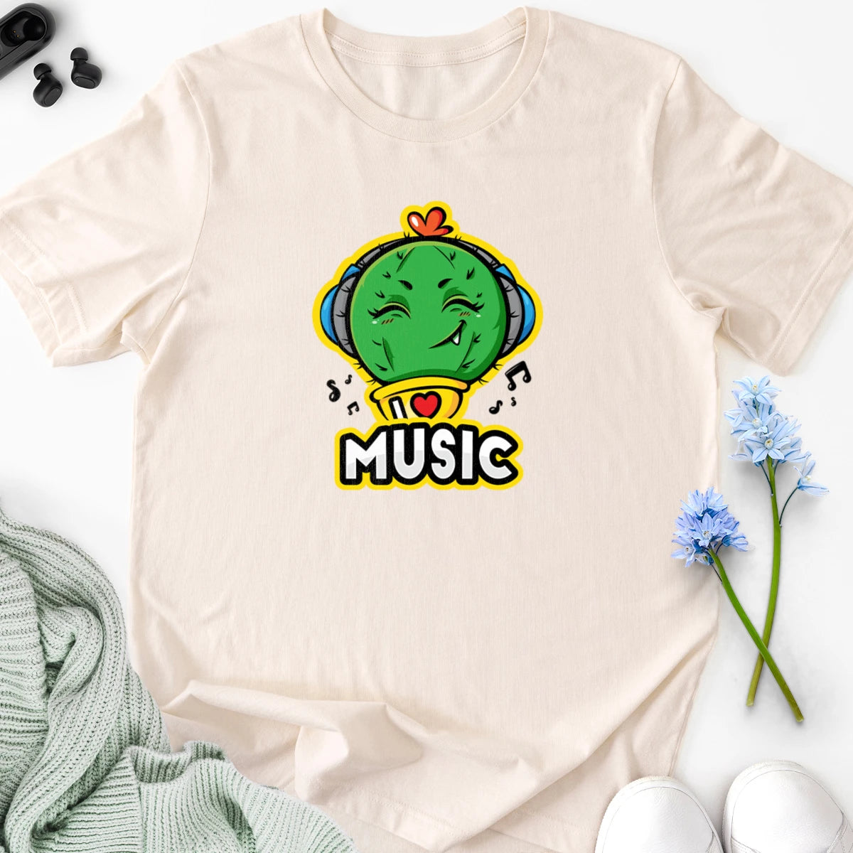 Musical Cactus Adult Tee