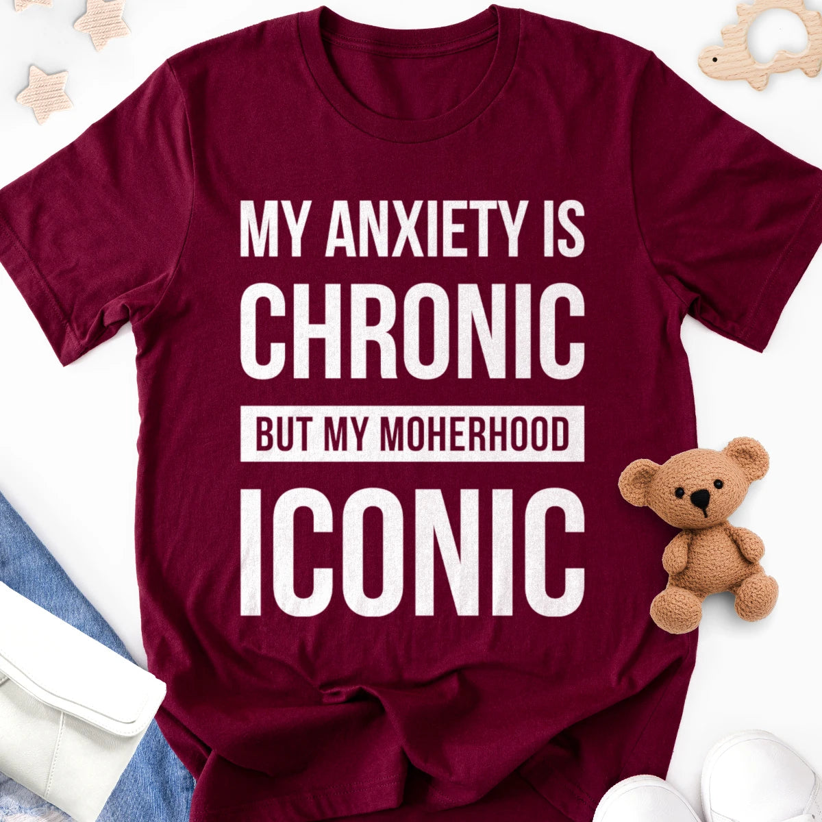 My Anxiety Is Chronic Adult Tee