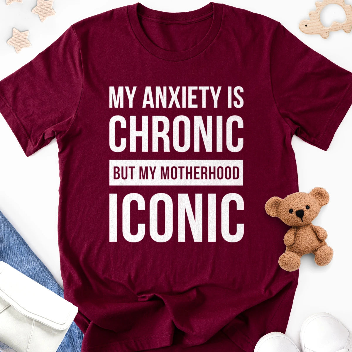 My Anxiety Is Chronic Adult Tee