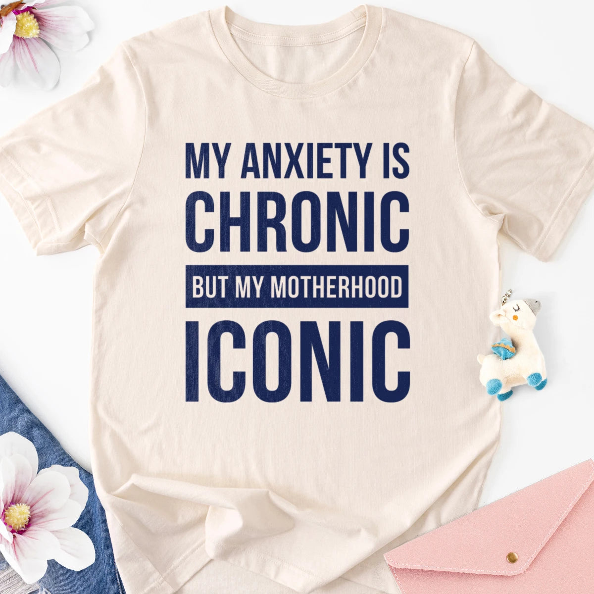 My Anxiety Is Chronic Adult Tee