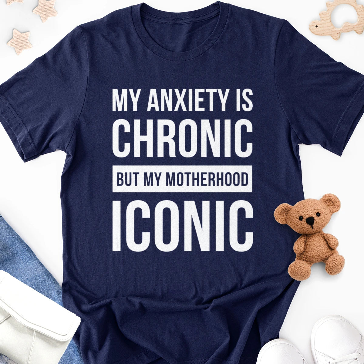 My Anxiety Is Chronic Adult Tee