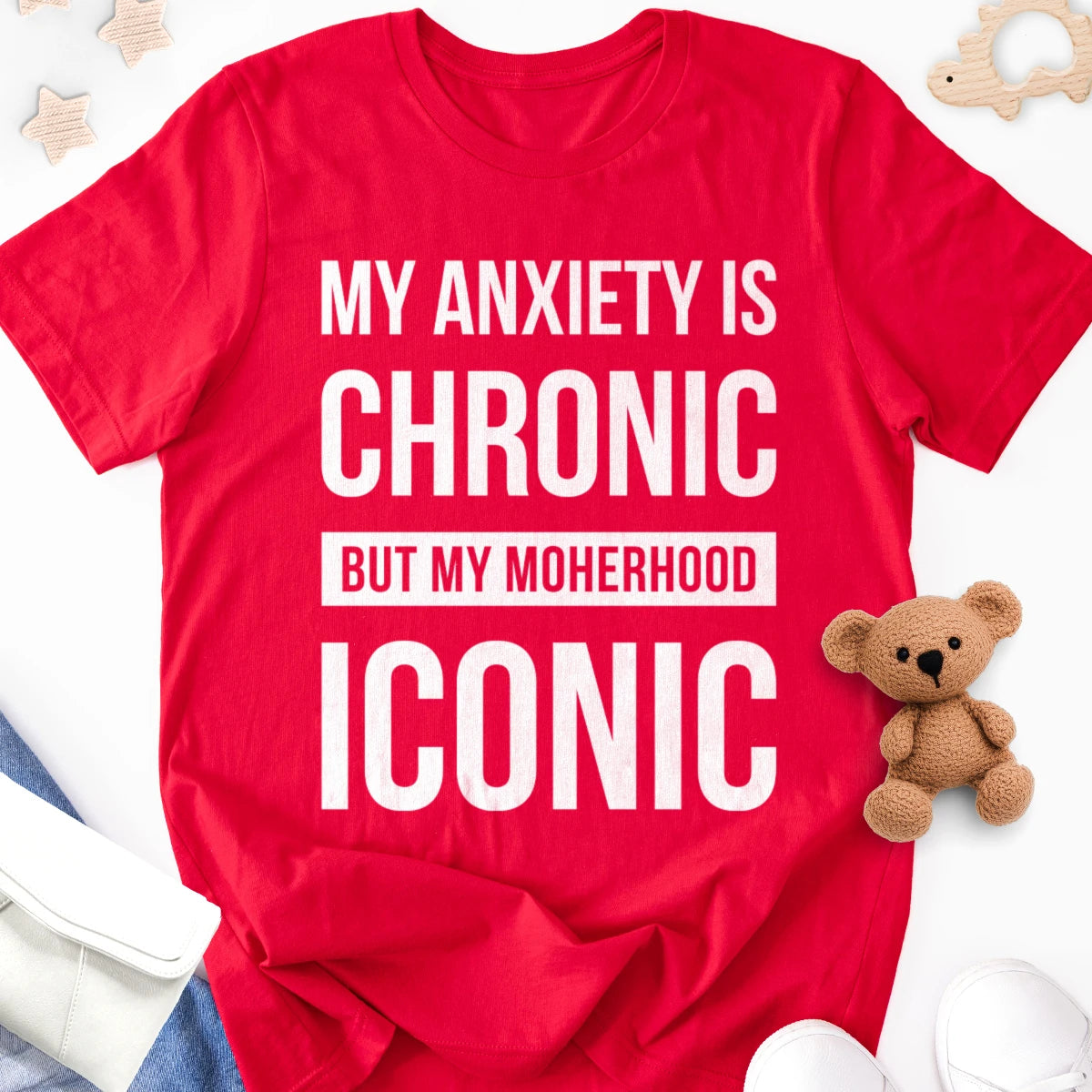 My Anxiety Is Chronic Adult Tee