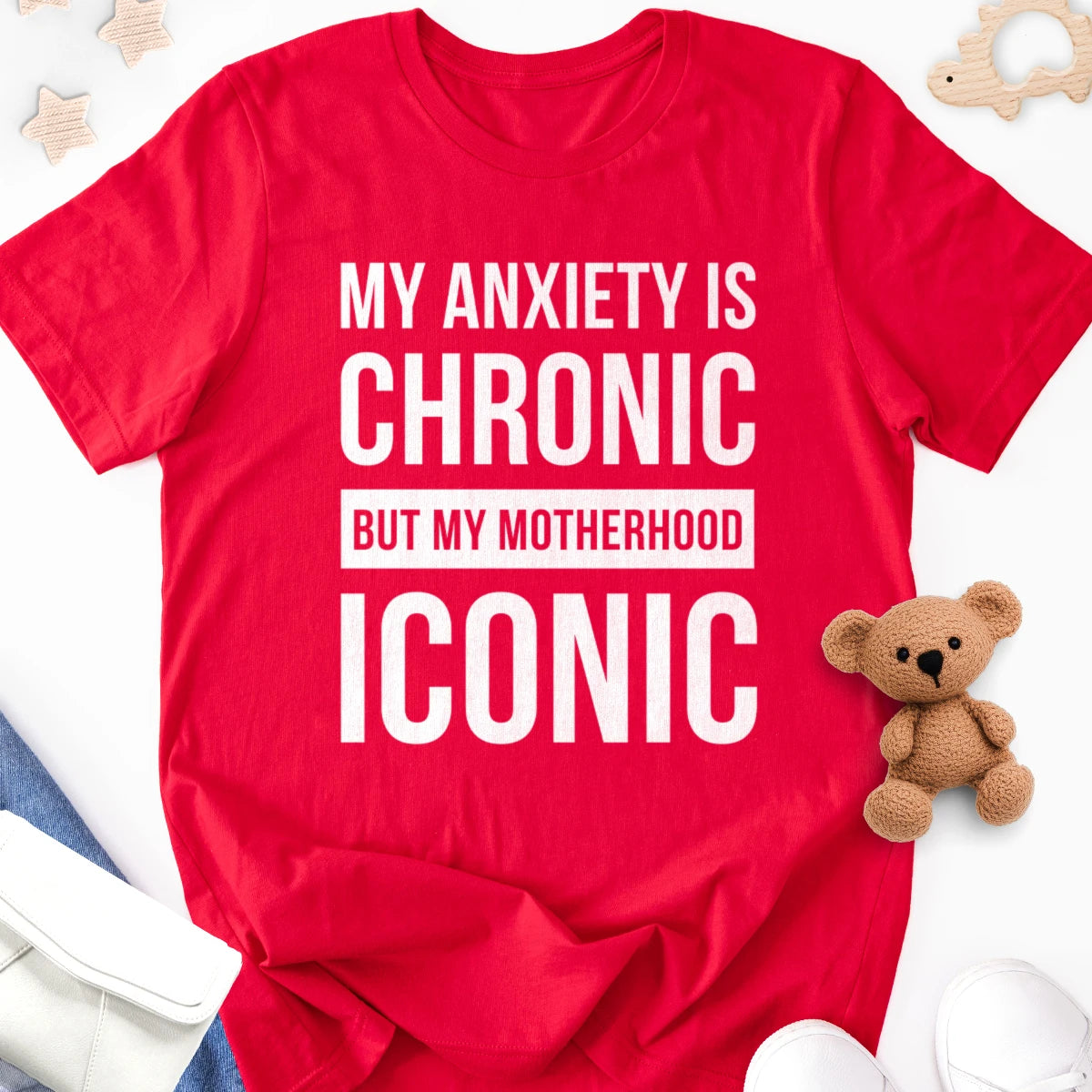 My Anxiety Is Chronic Adult Tee