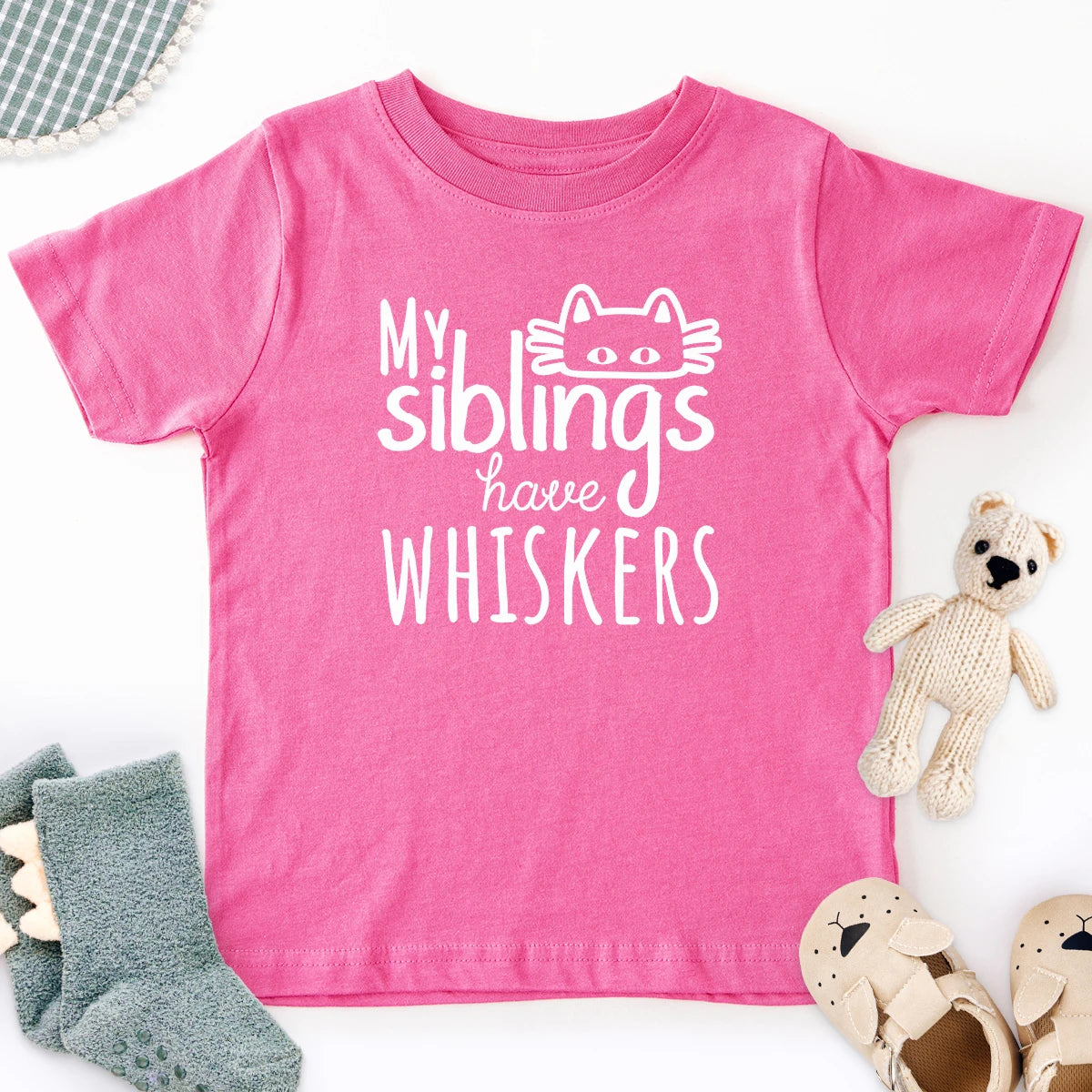 My Siblings Have Whiskers Kids Tee