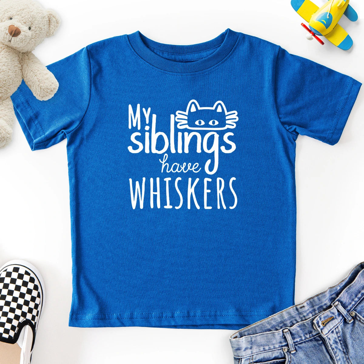 My Siblings Have Whiskers Kids Tee