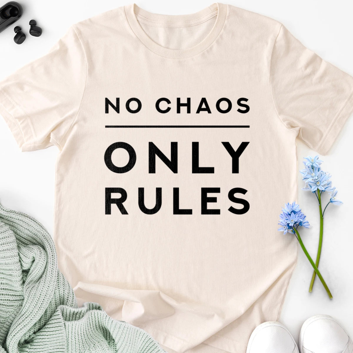 No Chaos - Only Rules Adult Tee
