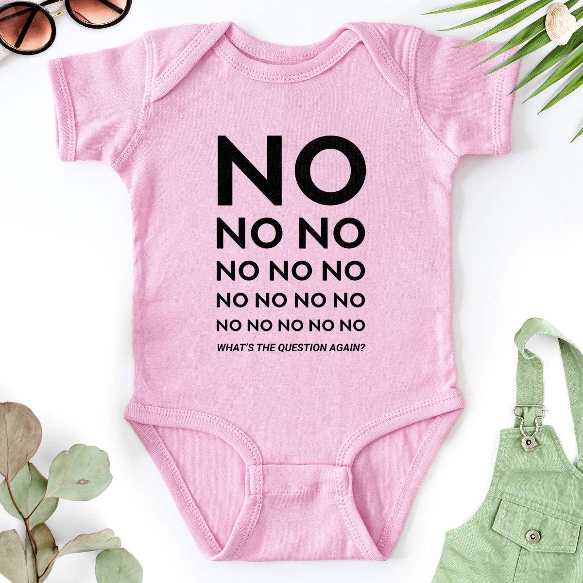 No No No... What's The Question Again? Baby Bodysuit