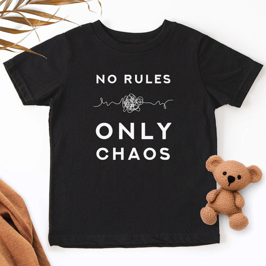 No Rules Only Chaos Kids Tee