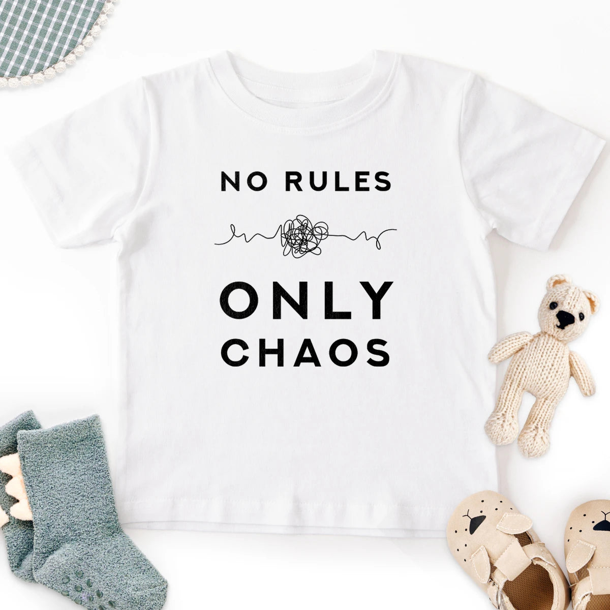 No Rules - Only Chaos Kids Tee