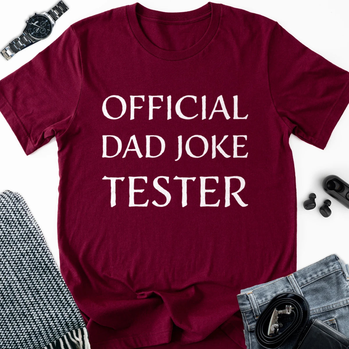 Official Dad Joke Tester Adult Tee