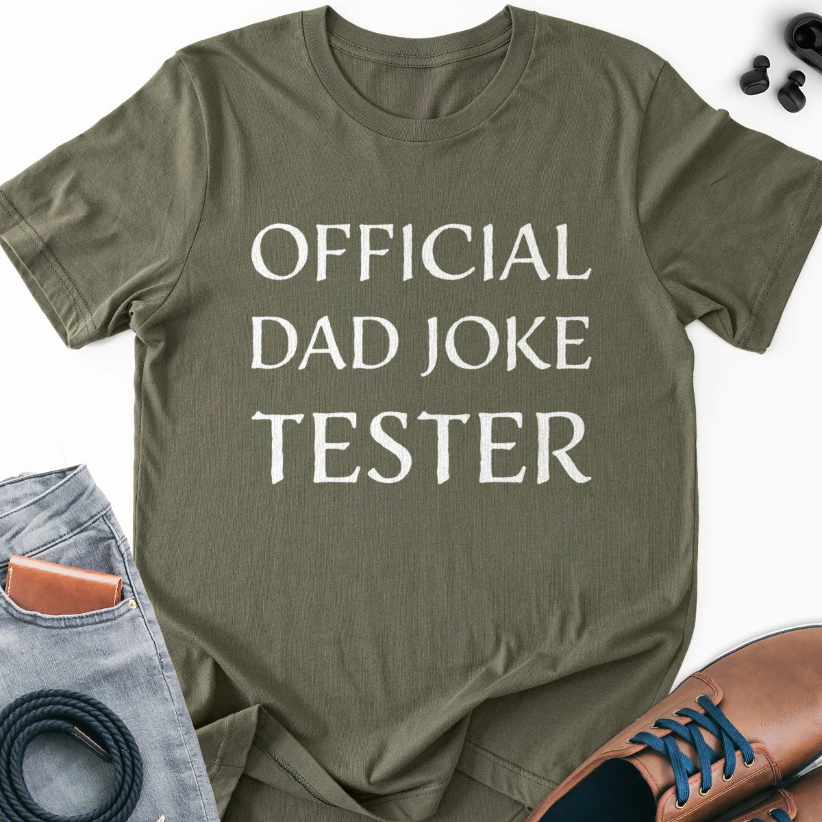 Official Dad Joke Tester Adult Tee