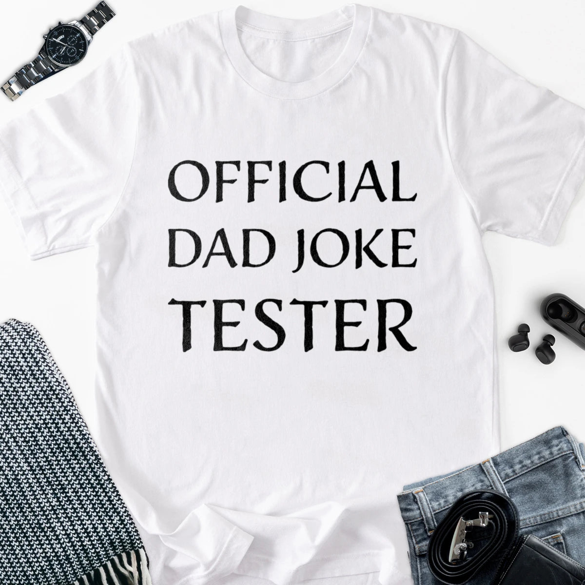 Official Dad Joke Tester Adult Tee