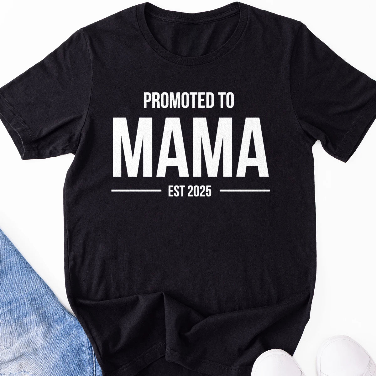 Promoted to Mama est. 2025 Adult Tee