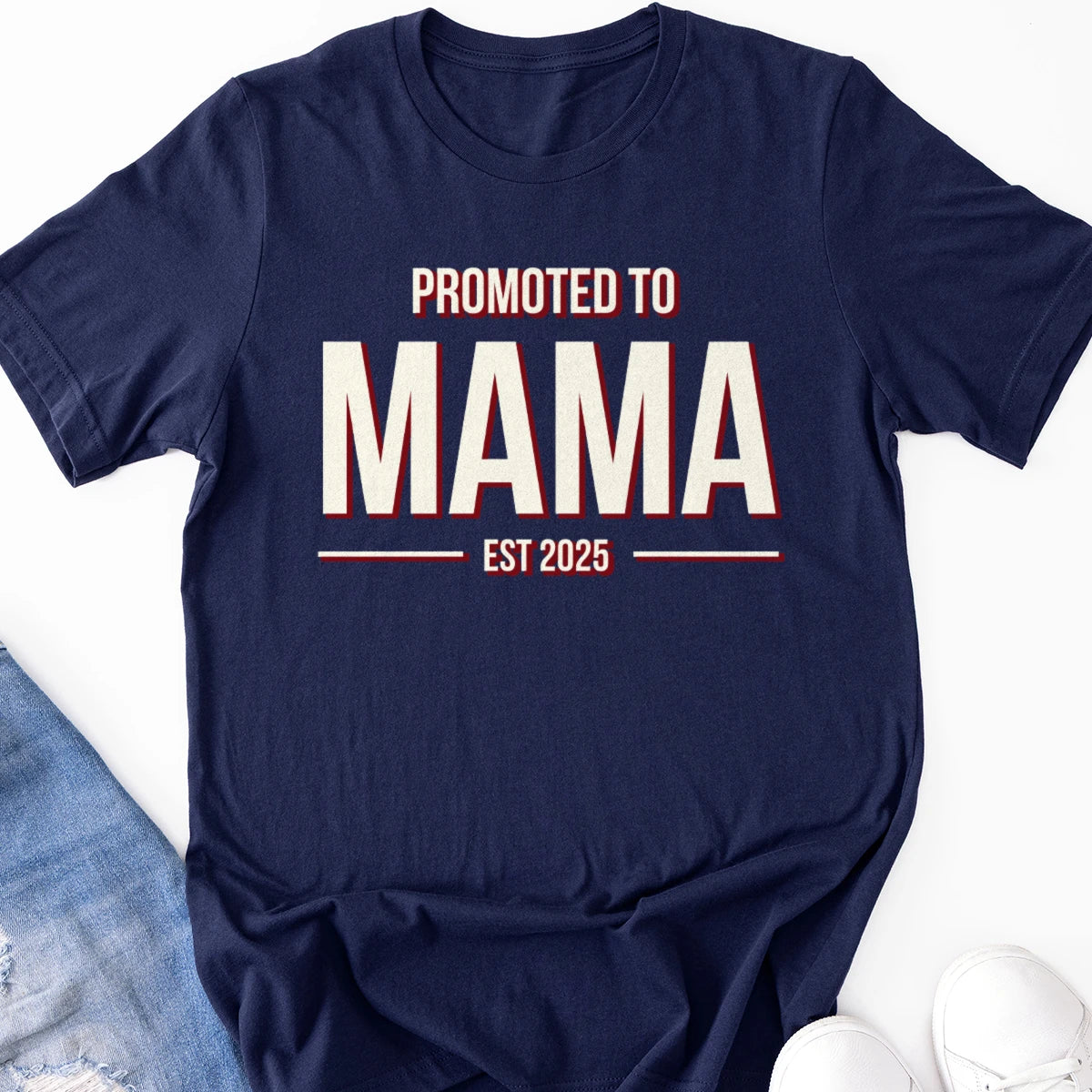 Promoted to Mama est. 2025 Adult Tee
