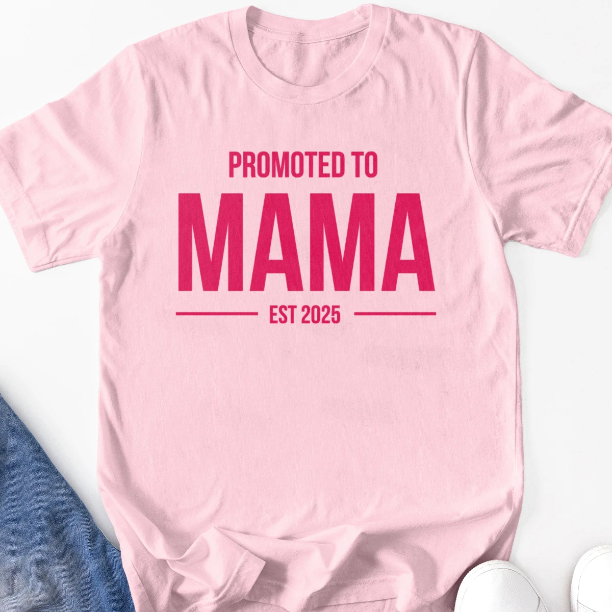 Promoted to Mama est. 2025 Adult Tee